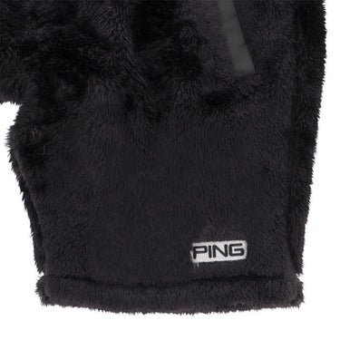 ピン PING メンズ ボアフリース ショート パンツ 621-3232901 ブラック 裾ロゴアップ