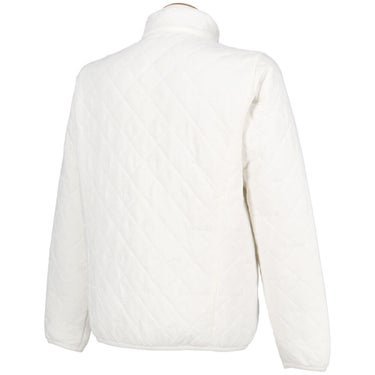セントアンドリュース St ANDREWS メンズ ロゴピンソニック 中綿 長袖 ブルゾン 042-5220153 ホワイト 背面