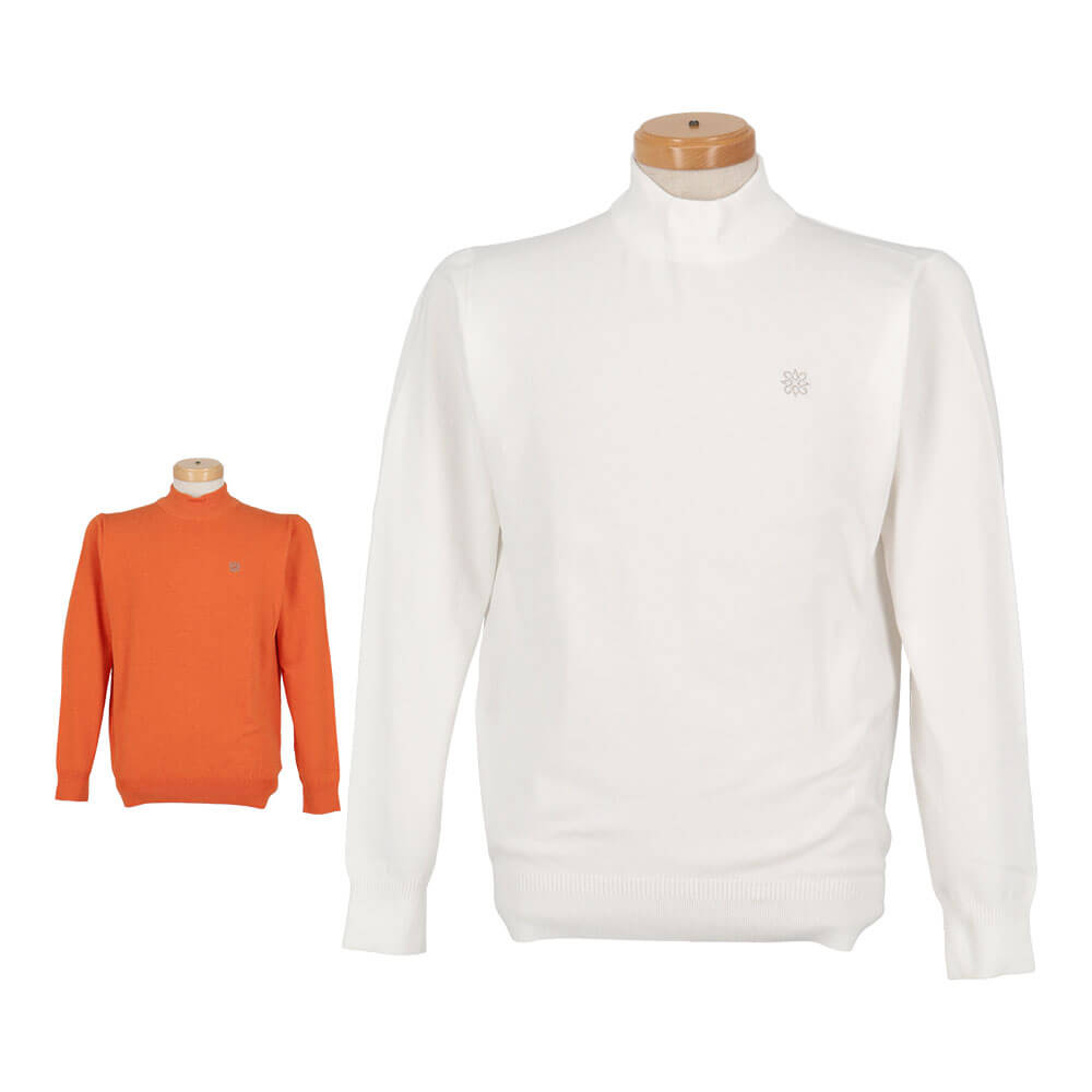 セントアンドリュース St ANDREWS メンズ カシミヤタッチ 天竺 長袖 モックネックニット 042-5274051 カラー展開