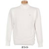 セントアンドリュース St ANDREWS メンズ カシミヤタッチ 天竺 長袖 モックネックニット 042-5274051 ホワイト 正面
