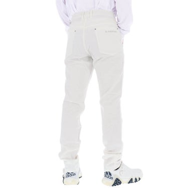 セントアンドリュース St ANDREWS メンズ ドビーストレッチ 起毛 ロングパンツ 042-5231053 ホワイト 背面