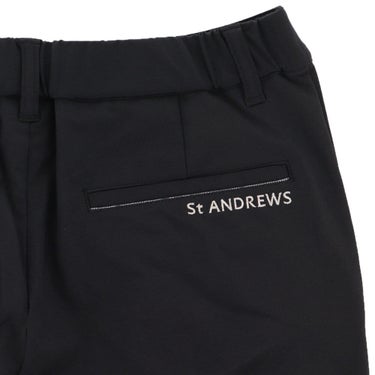 セントアンドリュース St ANDREWS レディース 二重織 2WAY ストレッチ ロングパンツ 043-5231952 ブラック ヒップポケットアップ