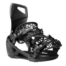 ナイデッカー NIDECKER OG SUPERMATIC オージースーパーマティック BLACK スノーボードビンディング 2026-2027 ブラック 全体デザイン（表裏）