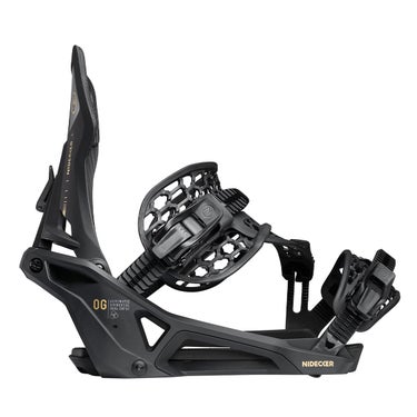 ナイデッカー NIDECKER OG SUPERMATIC オージースーパーマティック BLACK スノーボードビンディング 2026-2027 ブラック トップシート全体