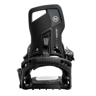 ナイデッカー NIDECKER OG SUPERMATIC オージースーパーマティック BLACK スノーボードビンディング 2026-2027 ブラック 斜めアングル全体