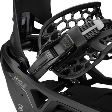 ナイデッカー NIDECKER OG SUPERMATIC オージースーパーマティック BLACK スノーボードビンディング 2026-2027 ブラック サイドプロファイル