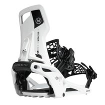 ナイデッカー NIDECKER OG SUPERMATIC オージースーパーマティック WHITE スノーボードビンディング 2026-2027 ホワイト 全体デザイン（表裏）