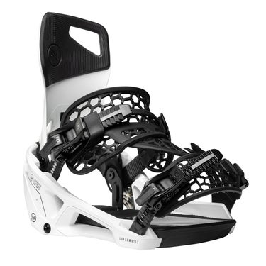 ナイデッカー NIDECKER OG SUPERMATIC オージースーパーマティック WHITE スノーボードビンディング 2026-2027 ホワイト トップシート全体
