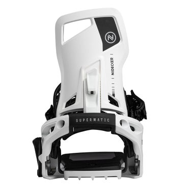 ナイデッカー NIDECKER OG SUPERMATIC オージースーパーマティック WHITE スノーボードビンディング 2026-2027 ホワイト ソール面全体