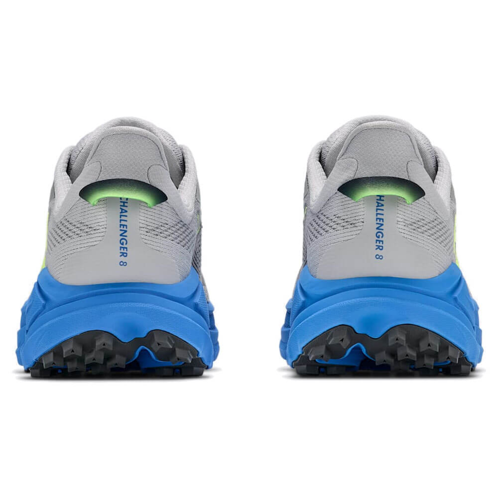 ホカ HOKA Challenger 8 チャレンジャー8 メンズ トレイルランニングシューズ 1168716 STVR スターダスト/バーチャルブルー ベージュ系 かかと
