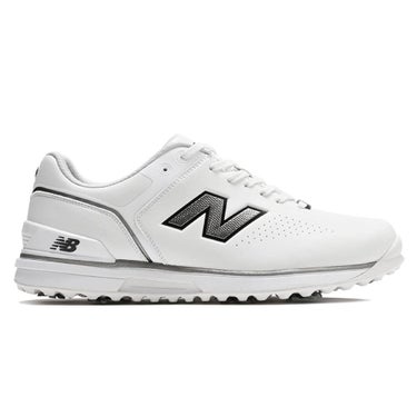 ニューバランスゴルフ FuelCell 3000 LACE フューエルセル 3000 v2 レース ソフトスパイク ゴルフシューズ U3000 3R6 WHITE/SILVER 外側