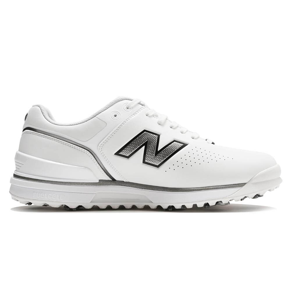 ニューバランスゴルフ FuelCell 3000 LACE フューエルセル 3000 v2 レース ソフトスパイク ゴルフシューズ U3000 3R6 WHITE/SILVER ソールディテール