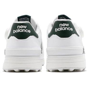 ニューバランスゴルフ Golf 574 SL BOA 574 v4 ボア スパイクレス ゴルフシューズ U574B 7A5 WHITE/GREEN かかと