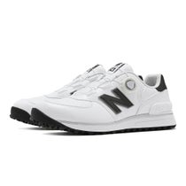 ニューバランスゴルフ　574v4 SL BOA スパイクレス ボア ゴルフシューズ U574B 8PO WHITE/BLACK　2026年モデル