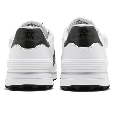 ニューバランスゴルフ Golf 574 SL BOA 574 v4 ボア スパイクレス ゴルフシューズ U574B 8PO WHITE/BLACK かかと