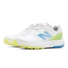 ニューバランスゴルフ FuelCell 910 SL BOA フューエルセル 910 v1 ボア スパイクレス ゴルフシューズ U910B 3CJ WHITE/BLUE 全体斜め