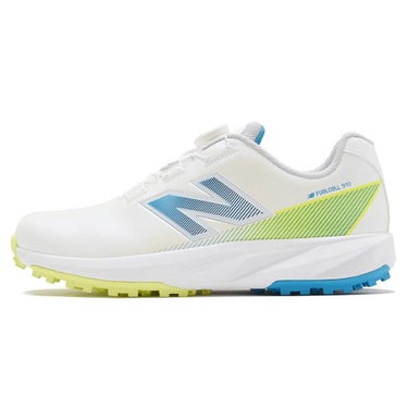 ニューバランスゴルフ FuelCell 910 SL BOA フューエルセル 910 v1 ボア スパイクレス ゴルフシューズ U910B 3CJ WHITE/BLUE 内側