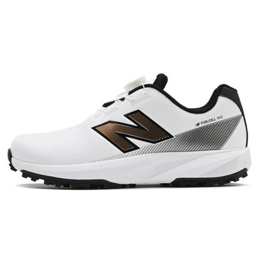 ニューバランスゴルフ FuelCell 910 SL BOA フューエルセル 910 v1 ボア スパイクレス ゴルフシューズ U910B 4GN WHITE/BLACK 内側