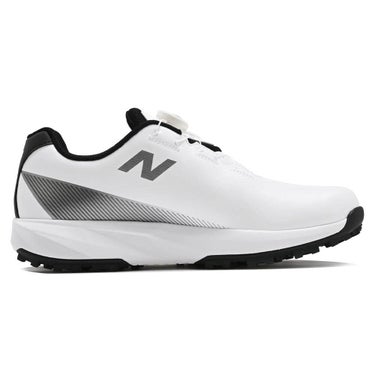 ニューバランスゴルフ FuelCell 910 SL BOA フューエルセル 910 v1 ボア スパイクレス ゴルフシューズ U910B 4GN WHITE/BLACK ソールディテール