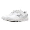 ニューバランスゴルフ FuelCell 910 SL BOA フューエルセル 910 v1 ボア スパイクレス ゴルフシューズ U910B 9PE WHITE/SILVER 全体斜め