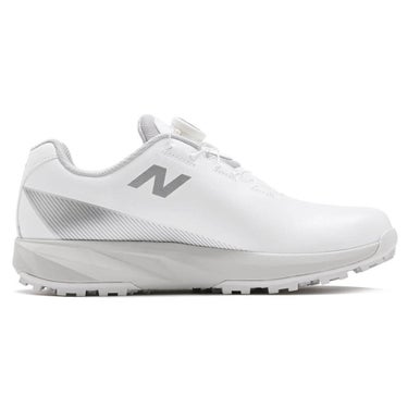 ニューバランスゴルフ FuelCell 910 SL BOA フューエルセル 910 v1 ボア スパイクレス ゴルフシューズ U910B 9PE WHITE/SILVER ソールディテール