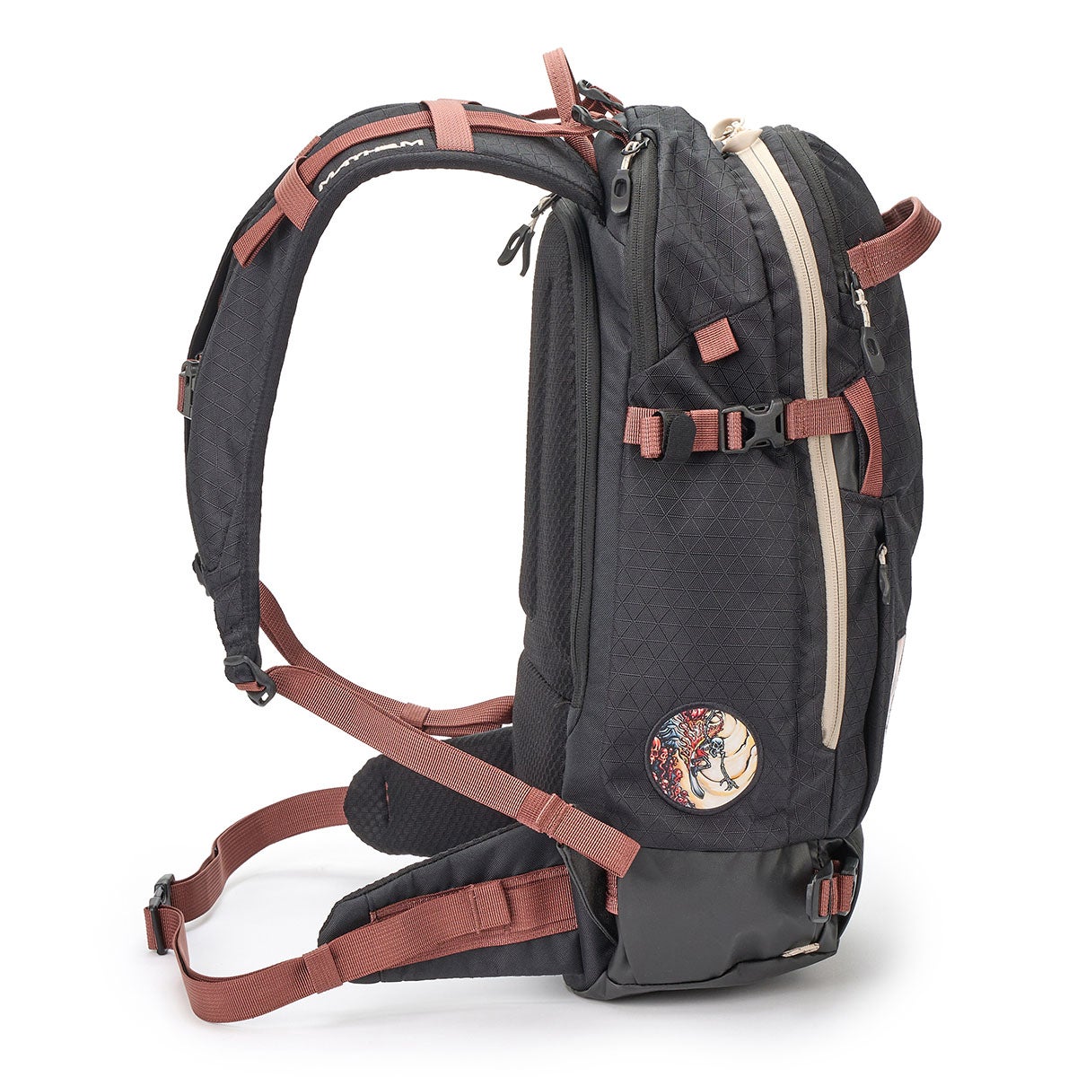 ダカイン DAKINE ヘリ2.0プロ バックパック 26L X メイヘム HELI 2.0 PRO BACKPACK X MAYHEM BG237210 2026-2027 使用イメージ