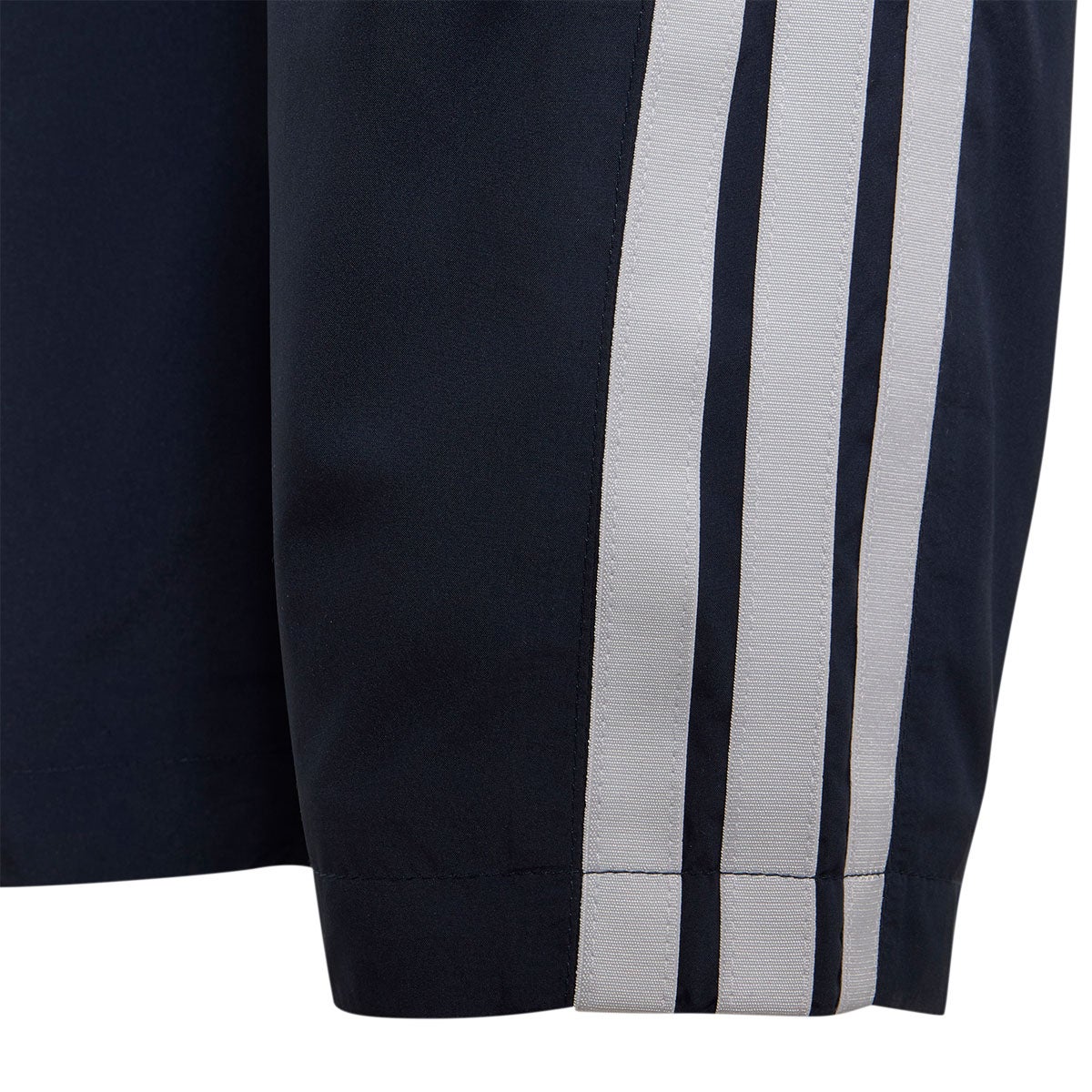 アディダス adidas キッズ エッセンシャルズ スリーストライプス ルーズフィット 起毛トリコット裏地 アンクル丈 ウーブン オープンヘム パンツ CM914 商品ディテール