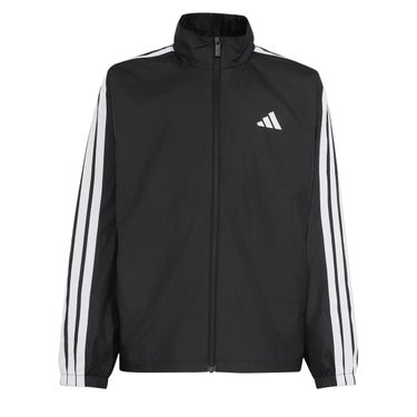 アディダス adidas キッズ エッセンシャルズ スリーストライプス ルーズフィット 起毛トリコット ライニング付き フルジップジャケット HM326 ウェア 背面
