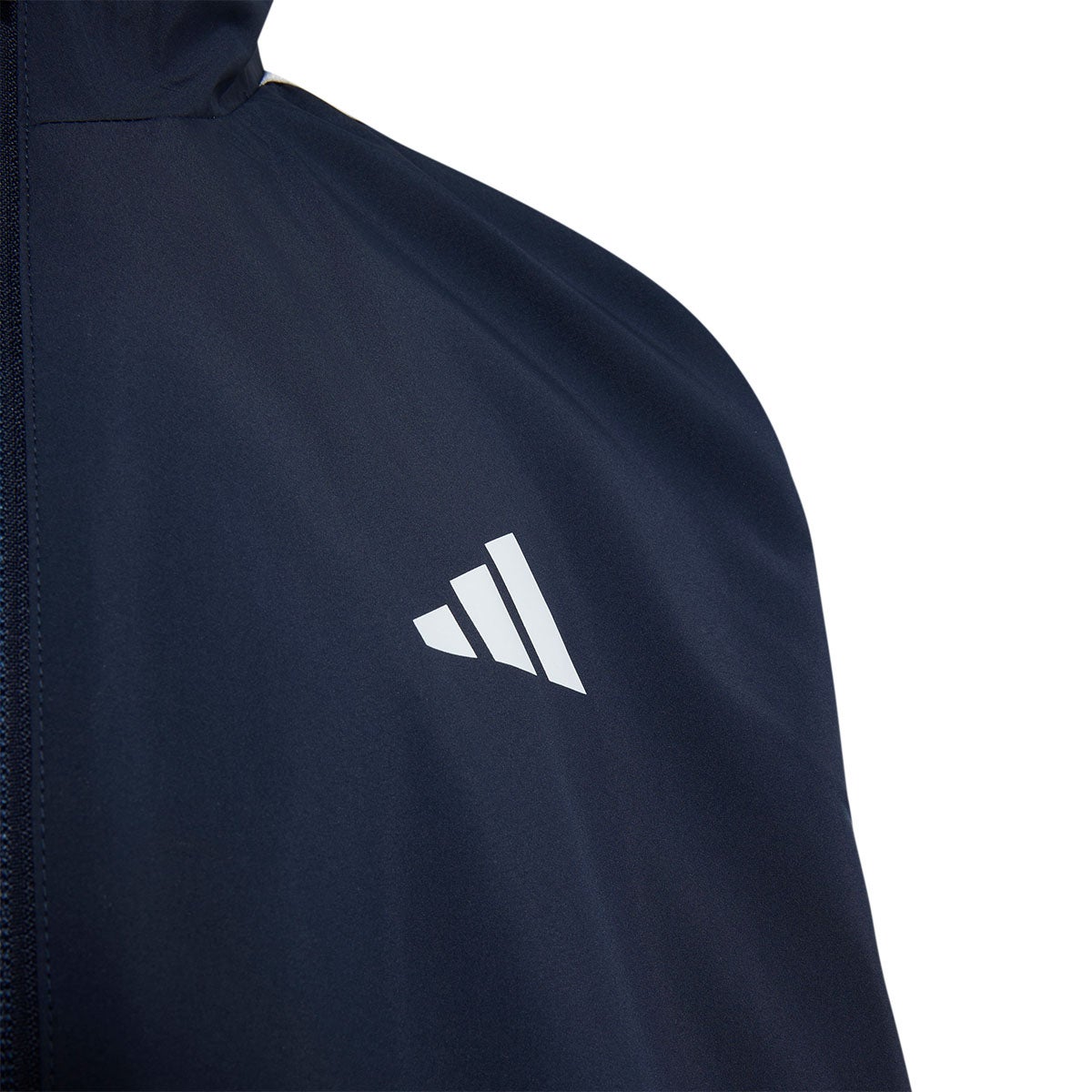 アディダス adidas キッズ エッセンシャルズ スリーストライプス ルーズフィット 起毛トリコット ライニング付き フルジップジャケット HM326 商品ディテール