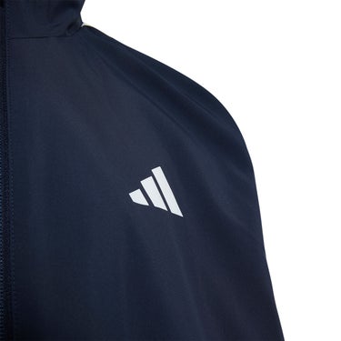 アディダス adidas キッズ エッセンシャルズ スリーストライプス ルーズフィット 起毛トリコット ライニング付き フルジップジャケット HM326 商品ディテール