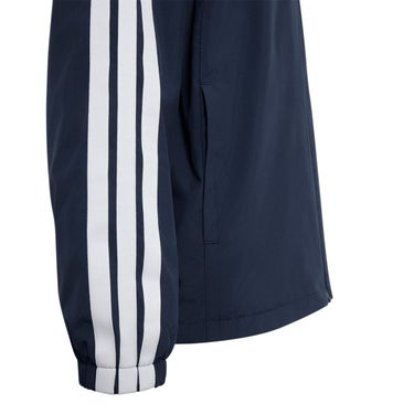 アディダス adidas キッズ エッセンシャルズ スリーストライプス ルーズフィット 起毛トリコット ライニング付き フルジップジャケット HM326 商品ディテール