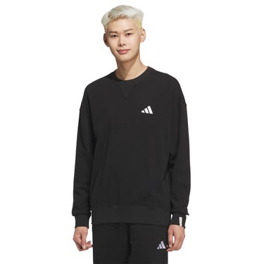 アディダス adidas エッセンシャルズ プラス ルーズフィット スモールロゴ フレンチテリー スウェットシャツ JUP92 商品外観 背面