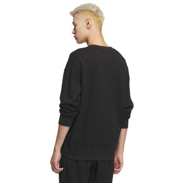 アディダス adidas エッセンシャルズ プラス ルーズフィット スモールロゴ フレンチテリー スウェットシャツ JUP92 ウェア 側面・ディテール