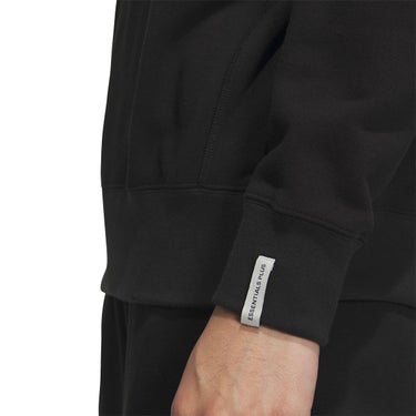 アディダス adidas エッセンシャルズ プラス ルーズフィット スモールロゴ フレンチテリー スウェットシャツ JUP92 商品ディテール