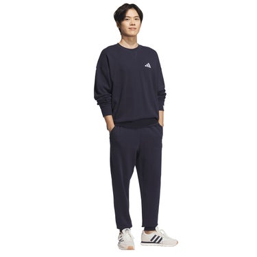 アディダス adidas エッセンシャルズ プラス ルーズフィット スモールロゴ フレンチテリー スウェットシャツ JUP92 商品ディテール