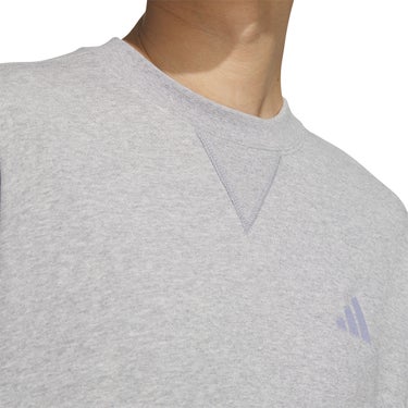 アディダス adidas エッセンシャルズ プラス ルーズフィット スモールロゴ フレンチテリー スウェットシャツ JUP92 商品ディテール