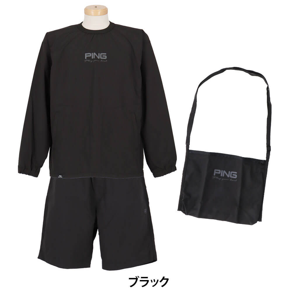ピン PING　メンズ 長袖 スニードジャック×ショートパンツ セット 621-5220802　2025年モデル 詳細2