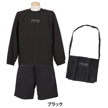 ピン PING　メンズ 長袖 スニードジャック×ショートパンツ セット 621-5220802　2025年モデル 詳細2