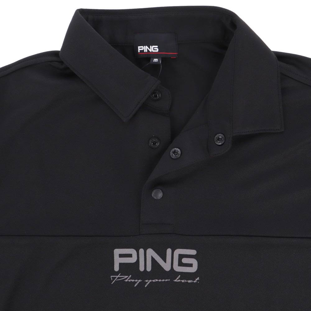 ピン PING　メンズ レイヤードツイン 半袖 ポロシャツ & 長袖 ハイネック インナーシャツ セット 621-5260801　2025年モデル 詳細6