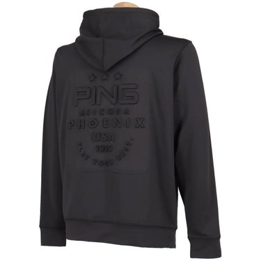 ピン PING　メンズ ダンボールニット フルジップ スウェット 長袖 フーディー 621-5262001　2025年モデル 詳細3