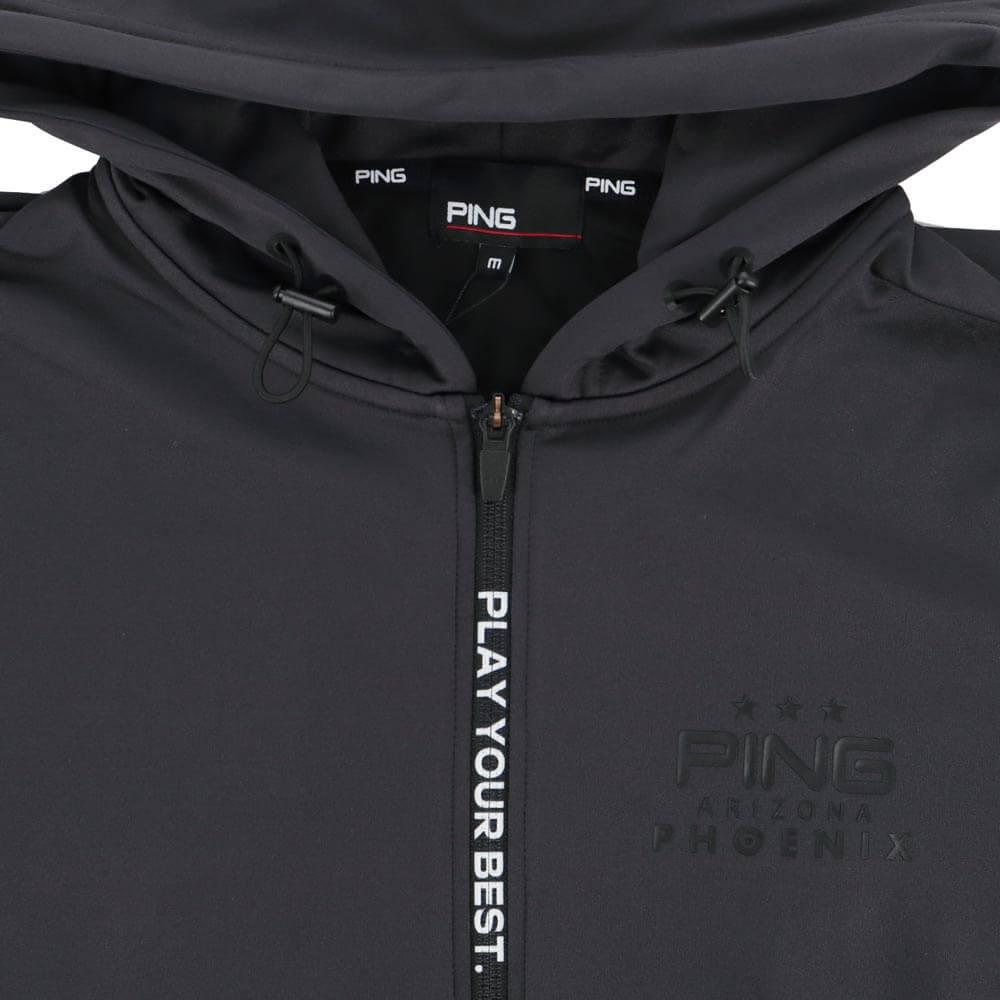 ピン PING　メンズ ダンボールニット フルジップ スウェット 長袖 フーディー 621-5262001　2025年モデル 詳細5
