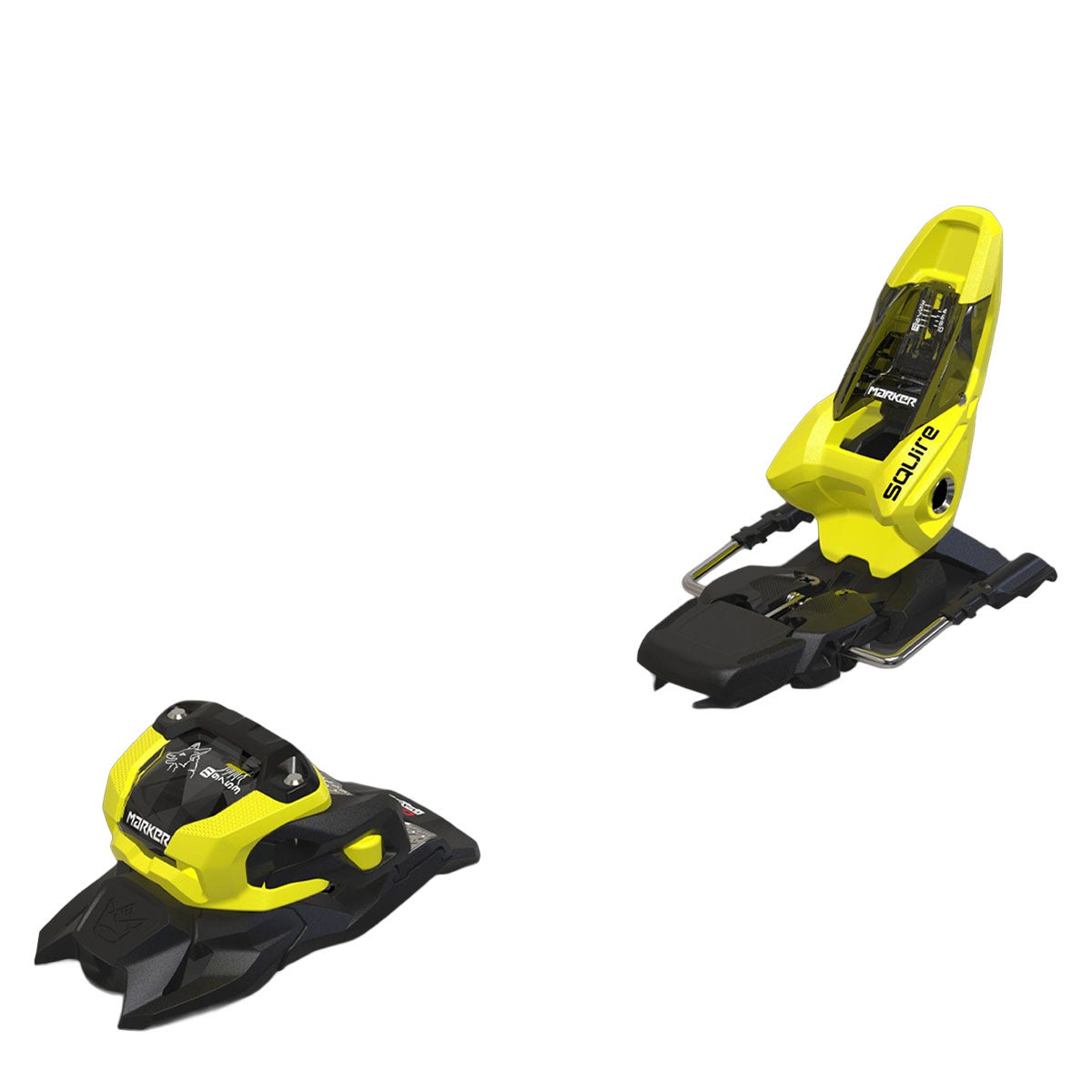マーカー MARKER SQUIRE 11 BLACK/YELLOW スクワイヤー11 スキー ビンディング 単品 2025-2026 商品外観 正面