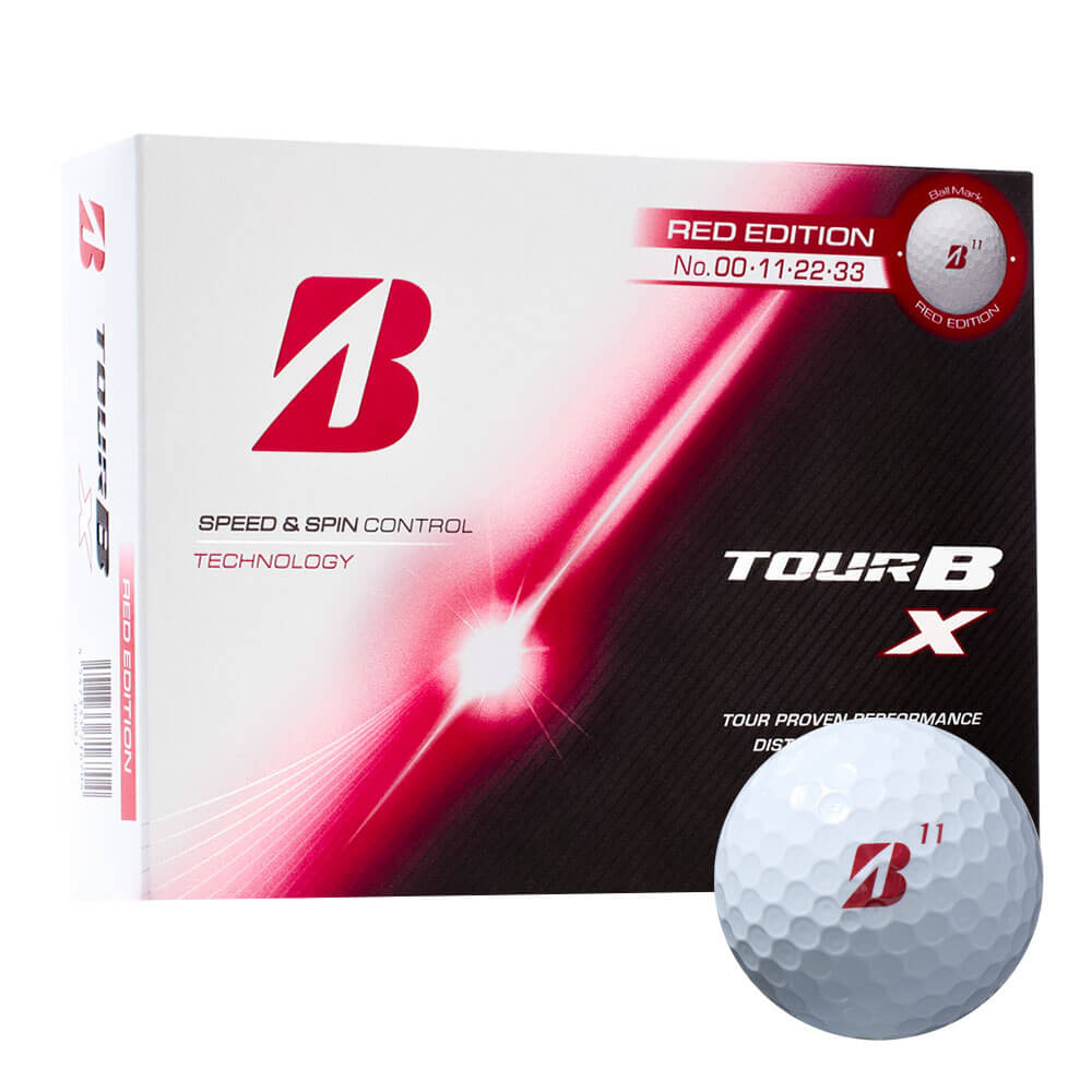 ブリヂストン TOUR B X ツアーB エックス ゴルフボール 2026年モデル 1ダース（12球入り）　RED EDITION レッドエディション