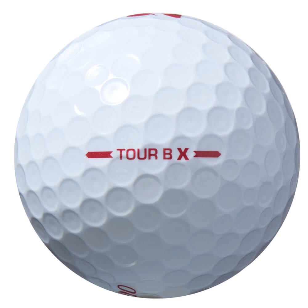 ブリヂストン ツアーB X RED EDITION 2026年モデル ゴルフボール 1ダース（12球入り） ボール ロゴ