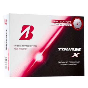ブリヂストン TOUR B X ツアーB エックス ゴルフボール 2026年モデル 1ダース（12球入り）　RED EDITION 詳細5