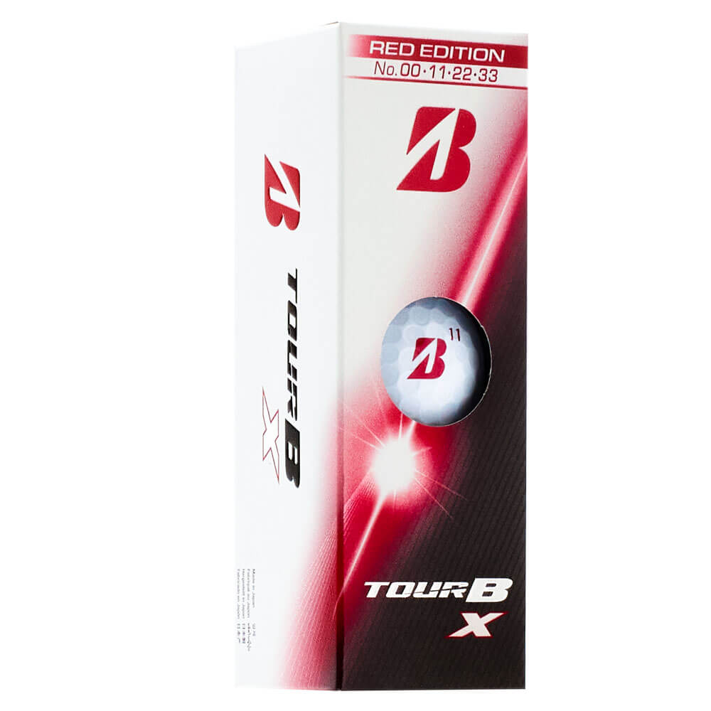 ブリヂストン ツアーB X RED EDITION 2026年モデル ゴルフボール 1ダース（12球入り） 商品ディテール