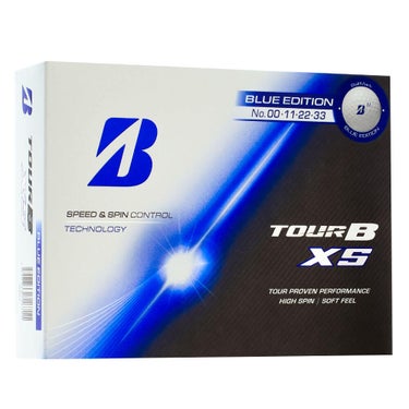 ブリヂストン TOUR B XS ツアーB エックスエス ゴルフボール 2026年モデル 1ダース（12球入り）　BLUE EDITION 詳細5