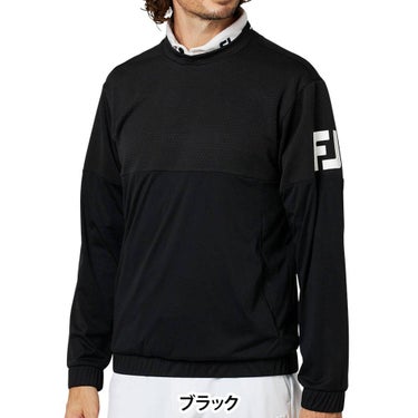 フットジョイ FootJoy メンズ パフォーマンス クルーネック 長袖 プルオーバー FJ-F25-M02 2025年モデル 商品ディテール