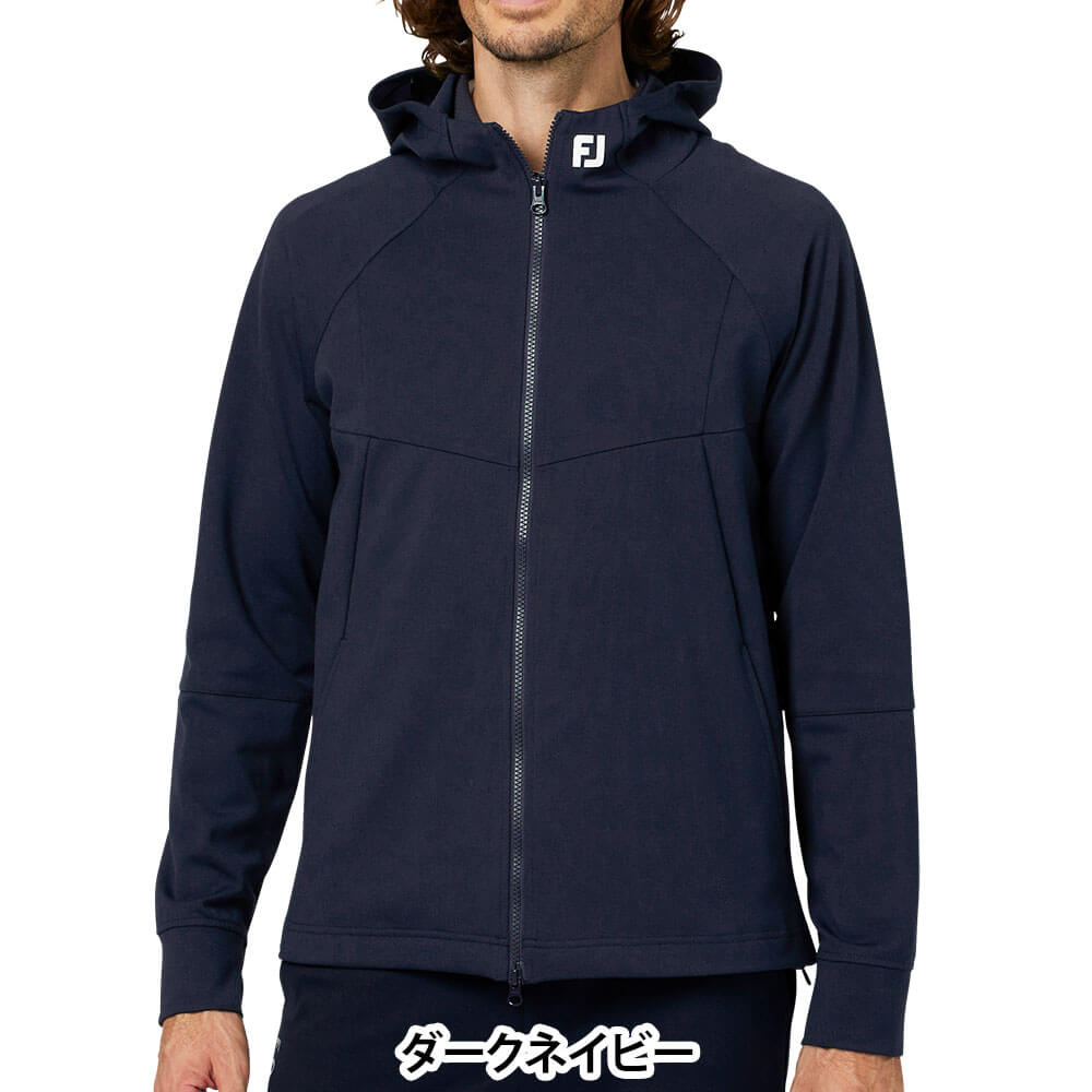 フットジョイ FootJoy メンズ コンテンポラリー マルチストレッチ 長袖 フーディー FJ-F25-M03 2025年モデル 商品ディテール
