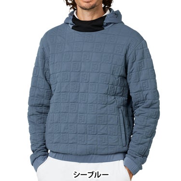 フットジョイ FootJoy メンズ ロゴジャカード 長袖 フーディー FJ-F25-M04 2025年モデル ウェア 背面